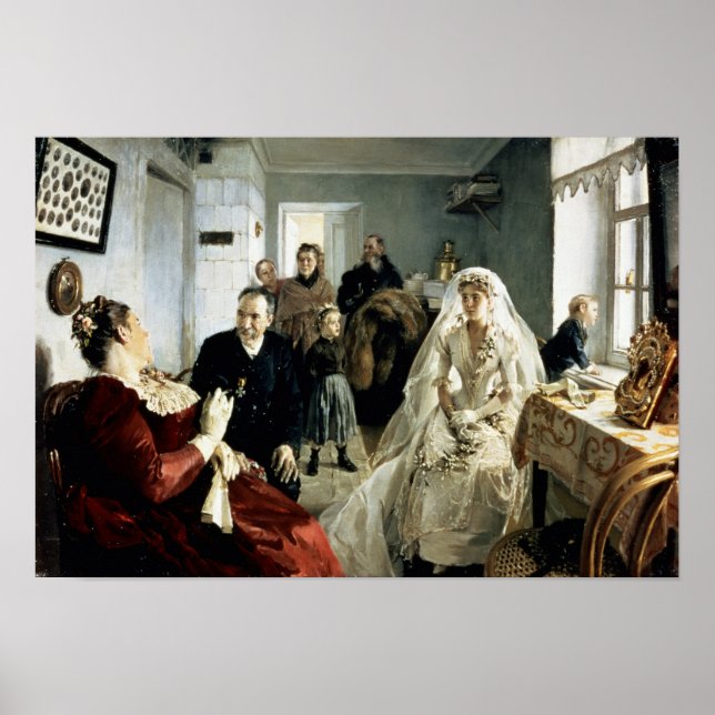 Before the Wedding, 1880s Poster (Front)