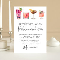 Before They Say I Do | cocktail Bachelorette Party