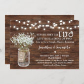 Before they say I do wedding couples shower Invitation (Front/Back)