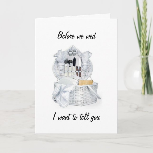 BEFORE WE MARRY CARD (Front)