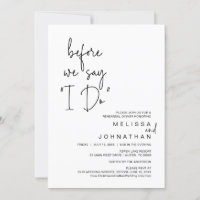Before We Say "I Do", Wedding Rehearsal Dinner