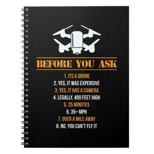 Before You Ask Drone Pilot Notebook