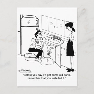 Before You Say It's Got Old Parts Postcard