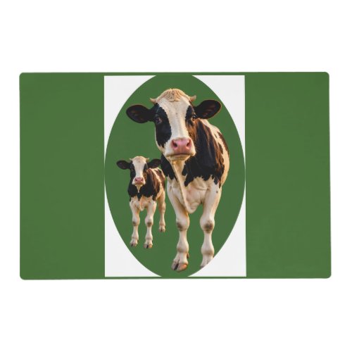 befuddled birthday cow placemat