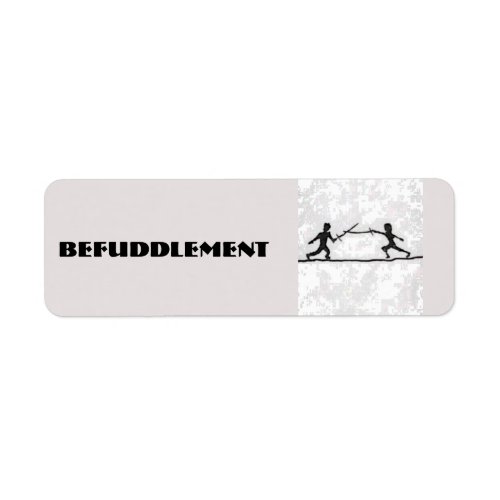 Befuddlement Sword Fight Label