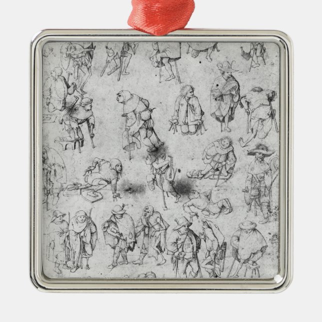 Beggars Metal Ornament (Front)