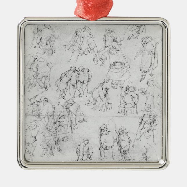 Beggars Metal Ornament (Front)