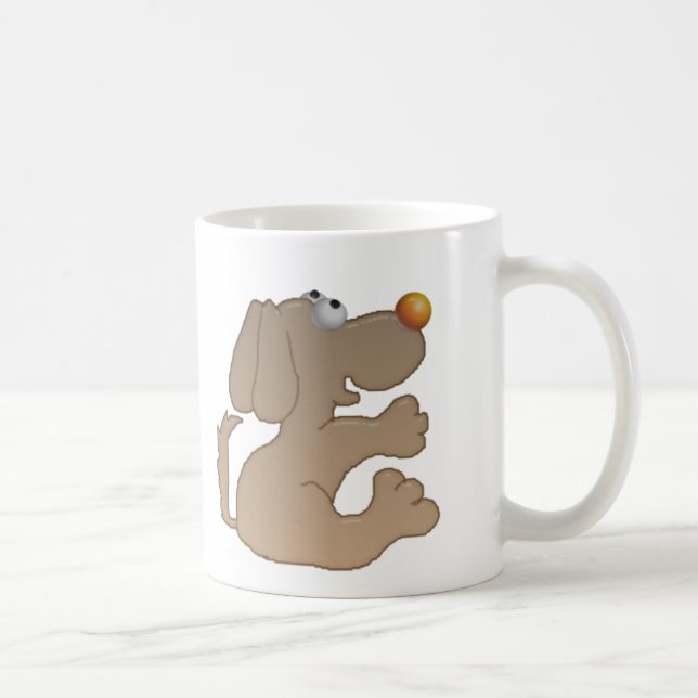 begging doggy coffee mug (Right)