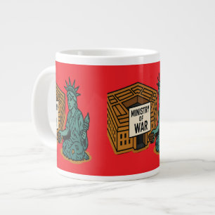 Begging for Peace: Liberty in Front of the Ministr Giant Coffee Mug