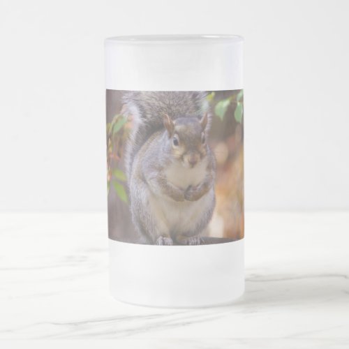 Begging Squirrel Frosted Mug