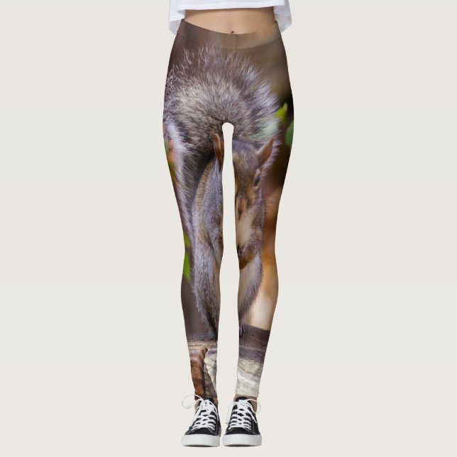 Begging Squirrel Leggings (Front)