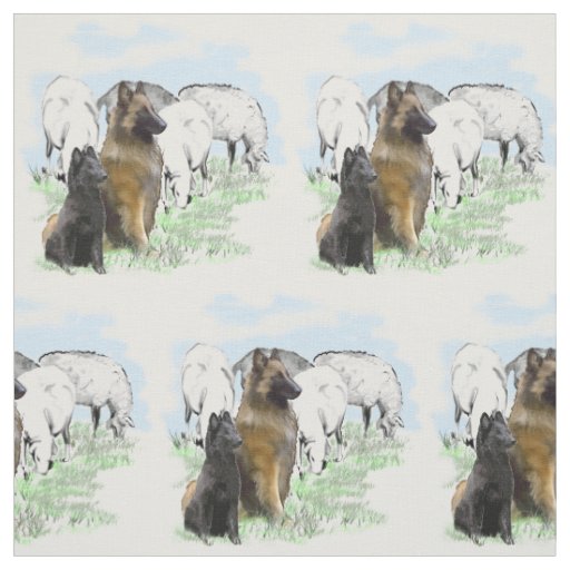 Begian Terv and Pup Fabric