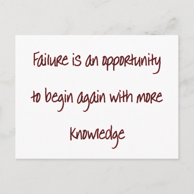 Begin Again Postcard (Front)