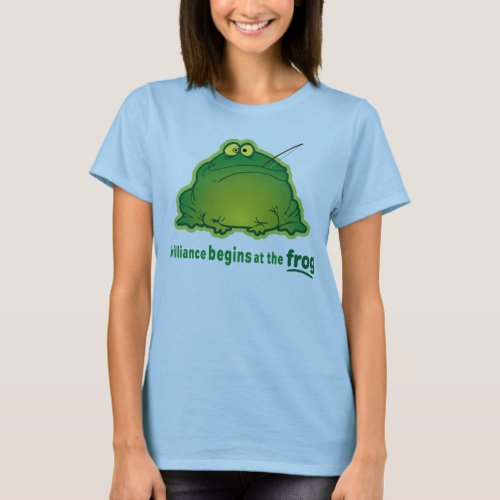 Begin At The Frog Funny Orchestra Joke T_Shirt