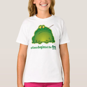 Begin At The Frog Funny Orchestra Joke T-Shirt