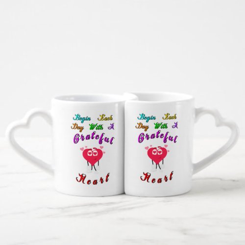 Begin Each Day September With 29 A Grateful Heart Coffee Mug Set