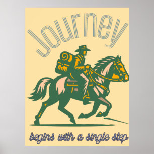 Begin Journey Wall Poster