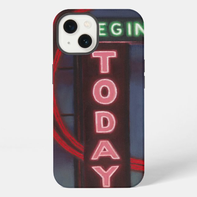 Begin Today 2009 Iphone Case (Back)