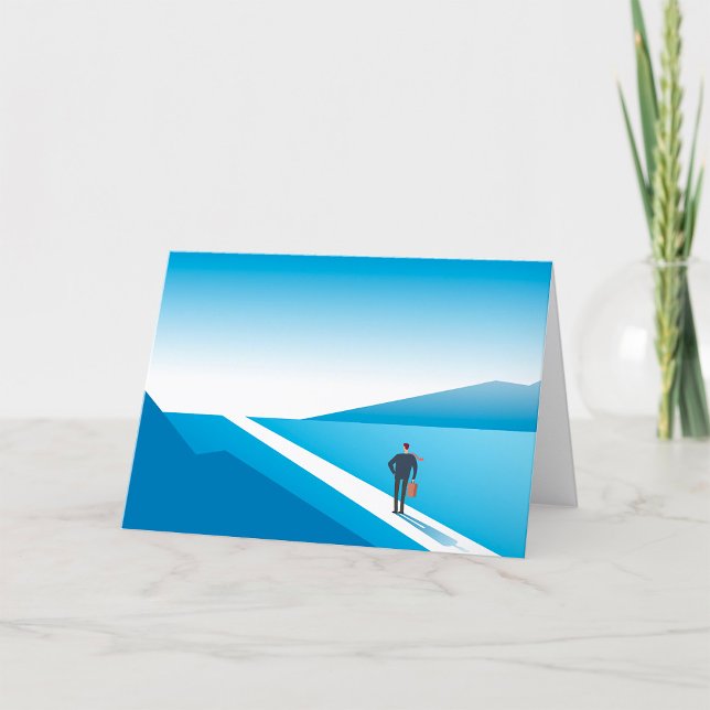 Beginning Journey Letterpress Thank You Card (Creator Uploaded)