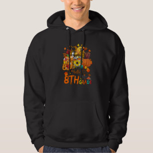 Beginning Of Autumn Fall Teacher Sunflower Hello 8 Hoodie