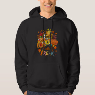 Beginning Of Autumn Fall Teacher Sunflower Hello P Hoodie