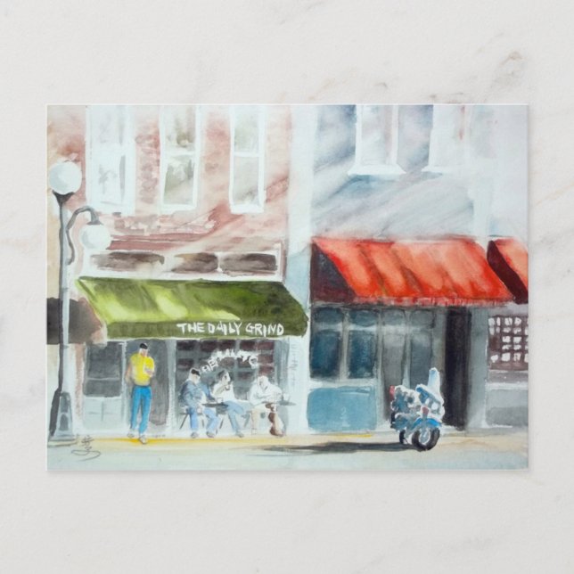 BEGINNING OF THE DAY POSTCARD (Front)