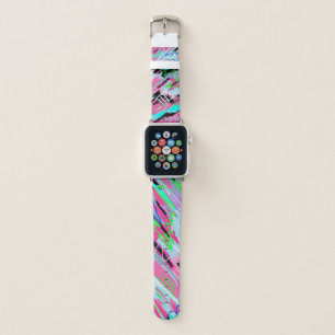 Beginning to Bloom Abstract Print Apple Watch Band