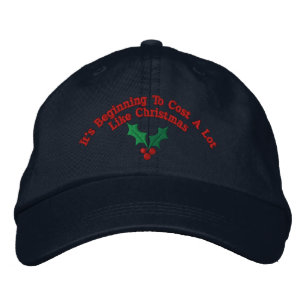 Beginning To Cost A Lot Embroidered Baseball Hat