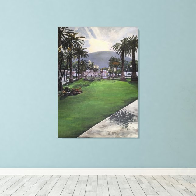Beginnings: CCM Poster Canvas Print (Insitu(Wood Floor))