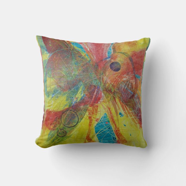 Beginnings Throw Pillow (Front)