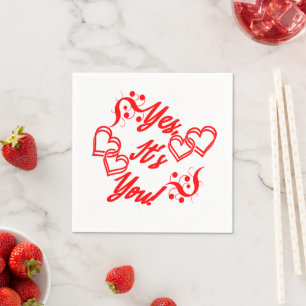 Begins With A Kiss Collection Napkins