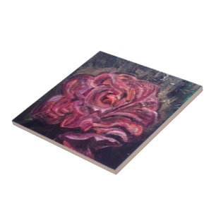 Begonia 1947 Ansel Adams Inspired Ceramic Tile