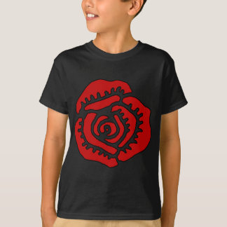 Begonia Flower Red Scarlet Hippie Festival Jam Ban T-Shirt