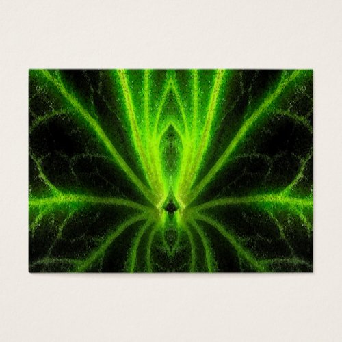 Begonia Leaf Abstract ATC Business Card