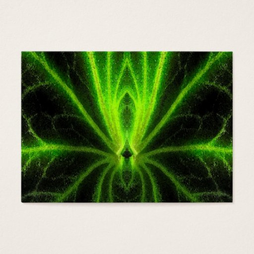 Customizable Begonia Leaf Abstract ATC Business Card