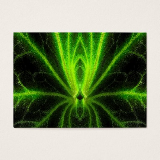 Begonia Leaf Abstract ATC (Front)