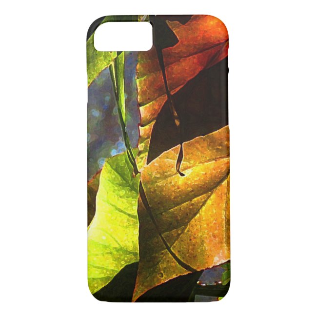 Begonia Leaf Abstract Pattern iPhone 8/7 Case