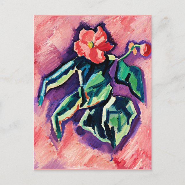 Begonias, modern artwork by Marsden Hartley Postcard (Front)