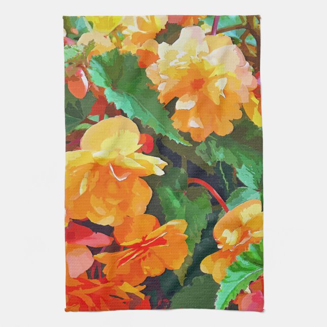 BEGONIAS TOWEL (Vertical)