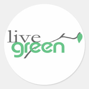 beGreen4 Classic Round Sticker