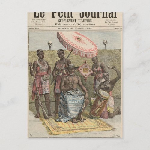 Behanzin  King of Dahomey Postcard