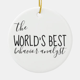 Behavior Analyst, BCBA, ABA, Behavior Tech, Ceramic Ornament