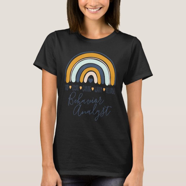 Behavior Analyst Behavioral Squad Specialist Thera T-Shirt (Front)