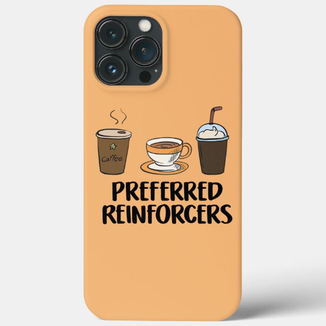 Behavior Analyst Coffee Gift for BCBA RBT ABA Case-Mate iPhone Case (Back)