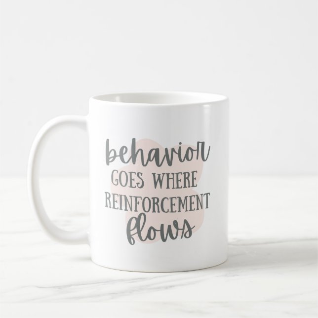 Behavior analyst mug, ABA mug, BCBA mug,  Coffee Mug (Left)