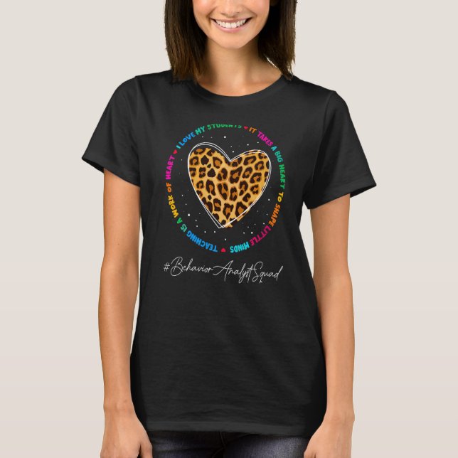 Behavior Analyst Squad Admin Appreciation Week Bac T-Shirt (Front)