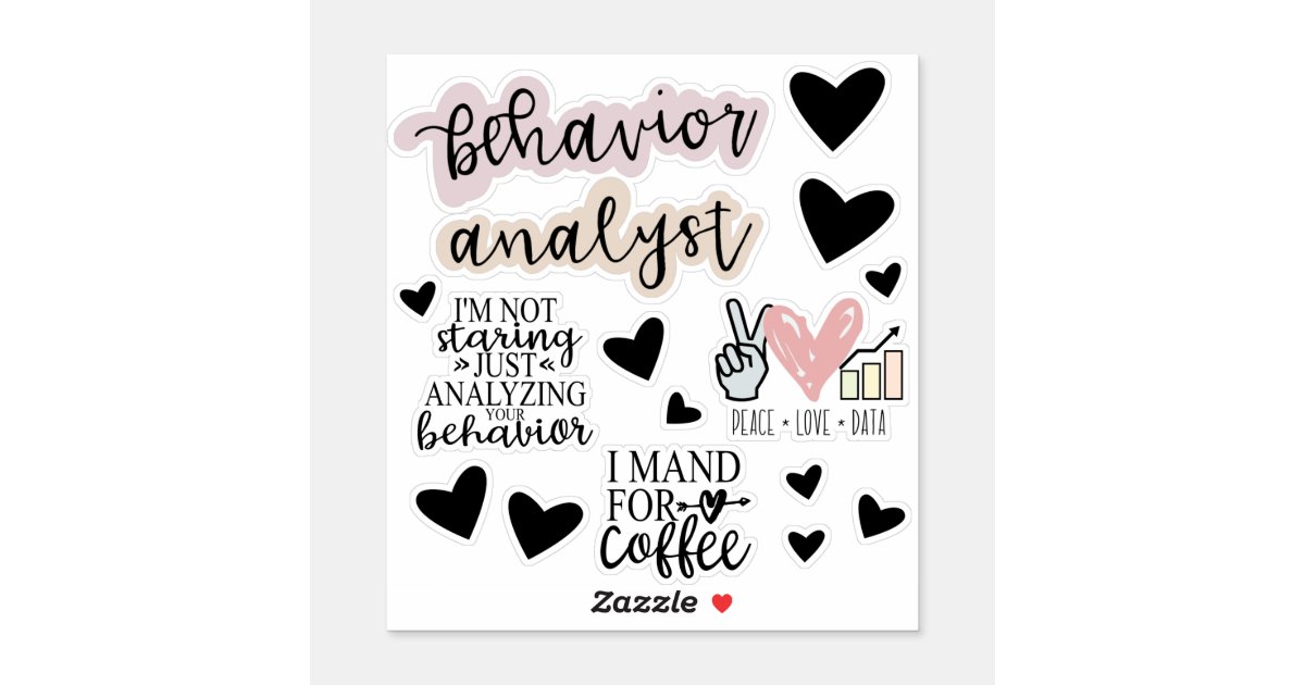 Behavior Analyst Gifts ABA BCBA Behavior Analsis Sticker