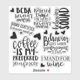 Behavior Analyst Stickers, BCBA, BCBA Sticker
