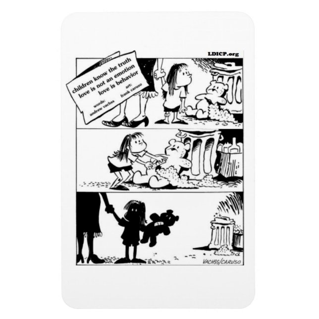 Behavior Is The Truth Flexible Magnet (Vertical)