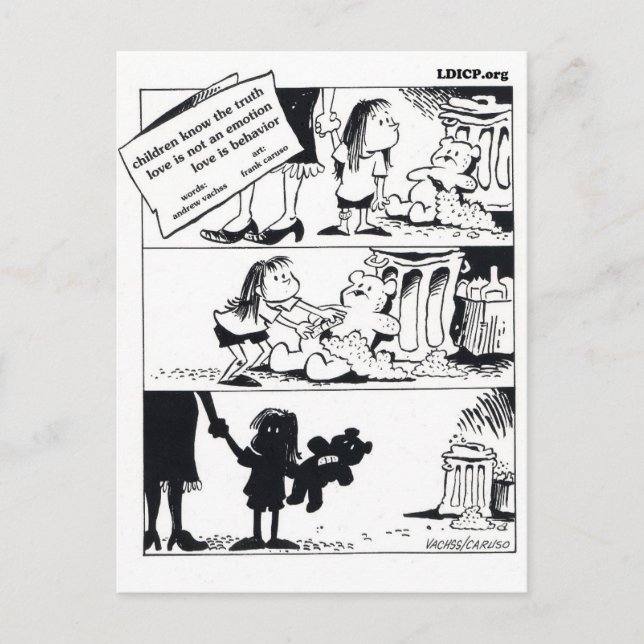Behavior Is The Truth Postcard (Front)